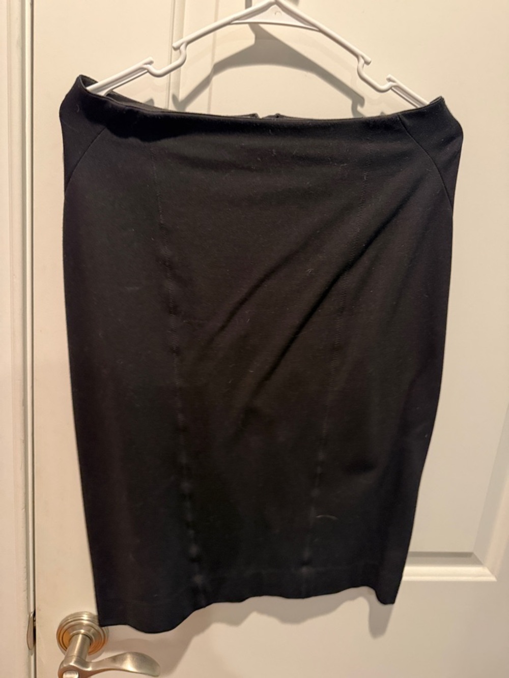 Ann Taylor Black Straight Pencil Skirt